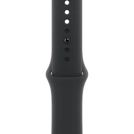 Apple Watch Series 11 46mm Aluminum Jet Black Case Black Sport Band S/M