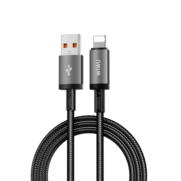 Кабель WIWU Titanlink USB-A to Lightning (Grey)