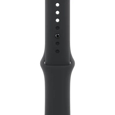 Apple Watch Series 11 46mm Aluminum Space Gray Case Black Sport Band M/L