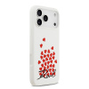 Lagerfeld для iPhone 17 Pro Max чехол Liquid Silicone Hearts Hard White (MagSafe)